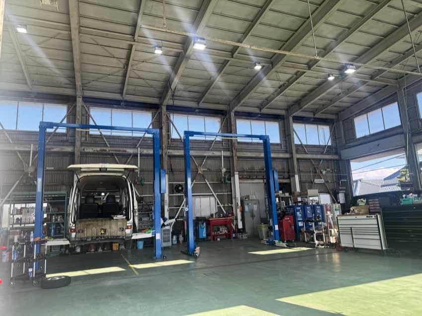 本社工場の作業場